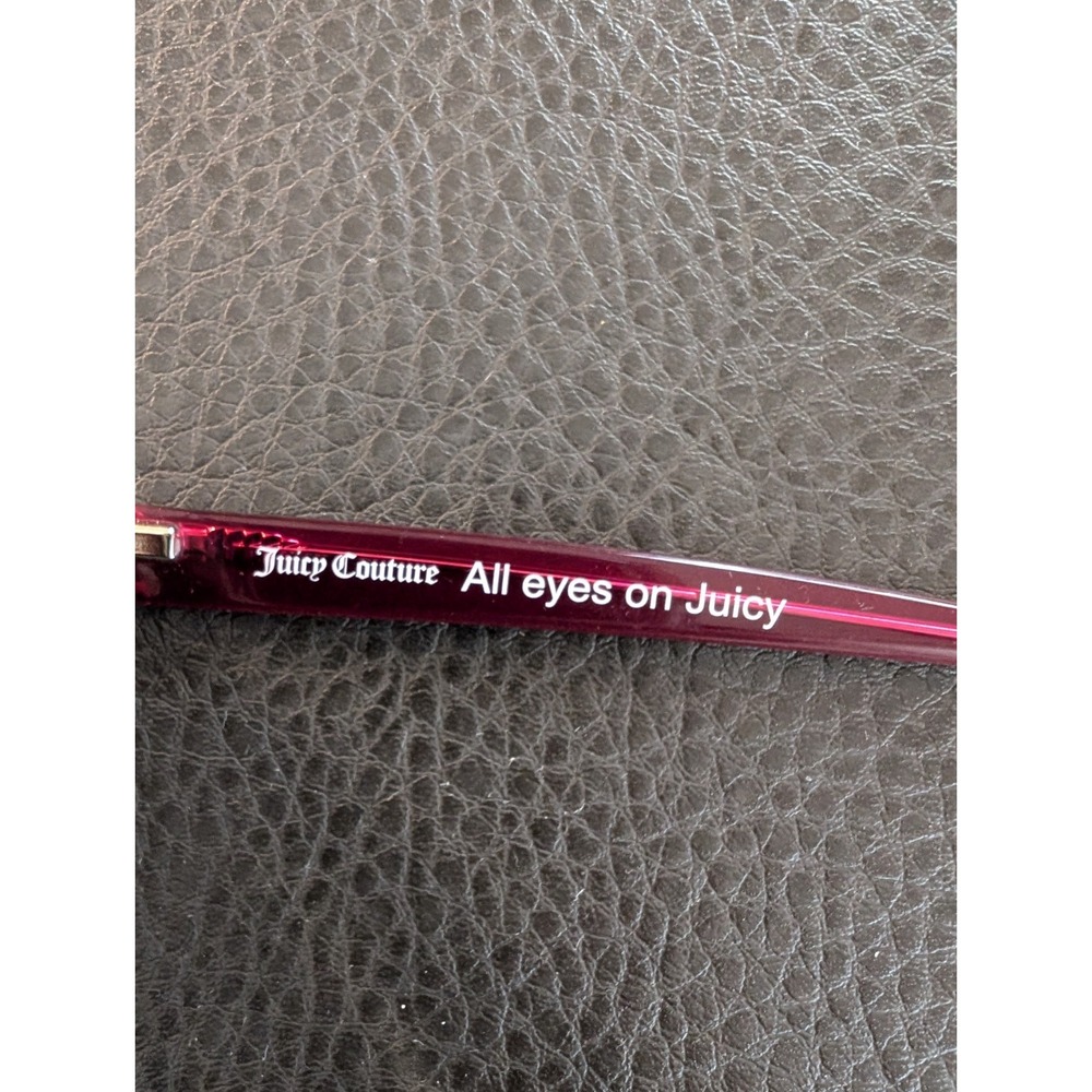 Juicy Couture JU 209 W66 Pink Glitter 50-19-140 Sunglasses FRAME ONLY With Case - Picture 14 of 16
